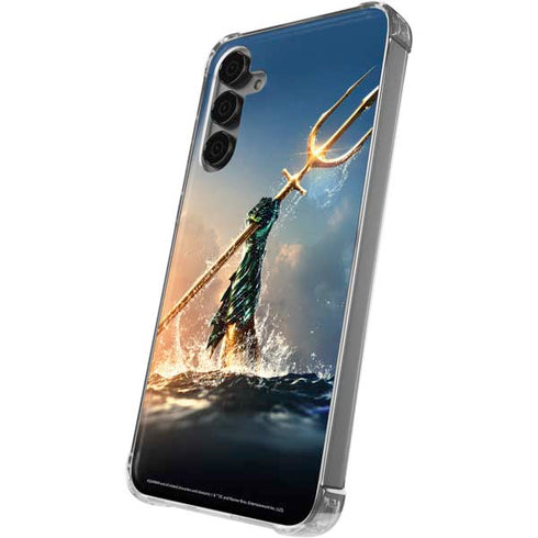 DC Comics Aquaman Movie Poster Trident Galaxy S24 Plus Clear Case