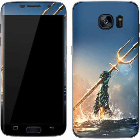 DC Comics Aquaman Movie Poster Trident Galaxy S7 Skin
