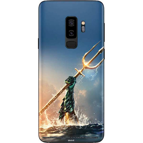 DC Comics Aquaman Movie Poster Trident Galaxy S9 Plus Skin