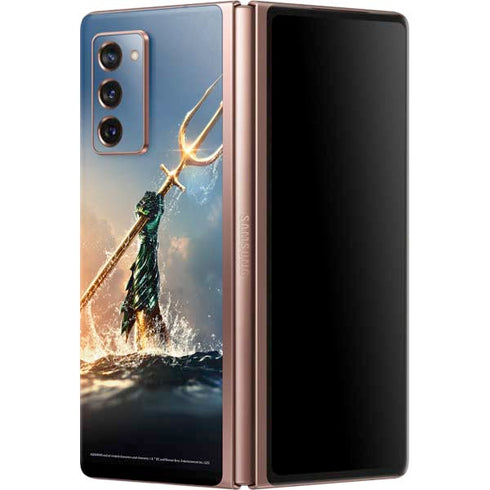 DC Comics Aquaman Movie Poster Trident Galaxy Z Fold2 5G Skin