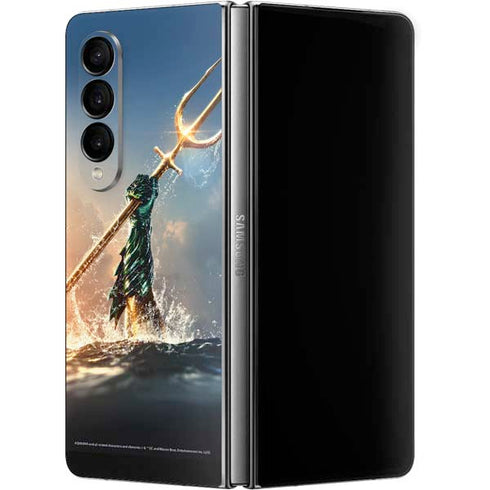 DC Comics Aquaman Movie Poster Trident Galaxy Z Fold4 5G Skin