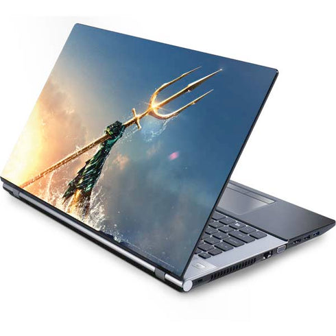 DC Comics Aquaman Movie Poster Trident Generic Laptop Skin