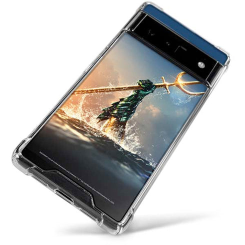 DC Comics Aquaman Movie Poster Trident Google Pixel 6 Clear Case