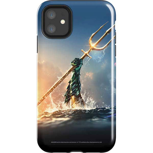 DC Comics Aquaman Movie Poster Trident iPhone 11 Impact Case