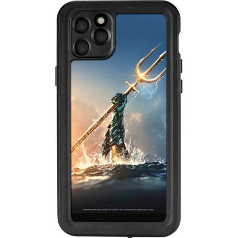 DC Comics Aquaman Movie Poster Trident iPhone 11 Pro Max Waterproof Case