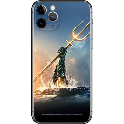 DC Comics Aquaman Movie Poster Trident iPhone 11 Pro Skin