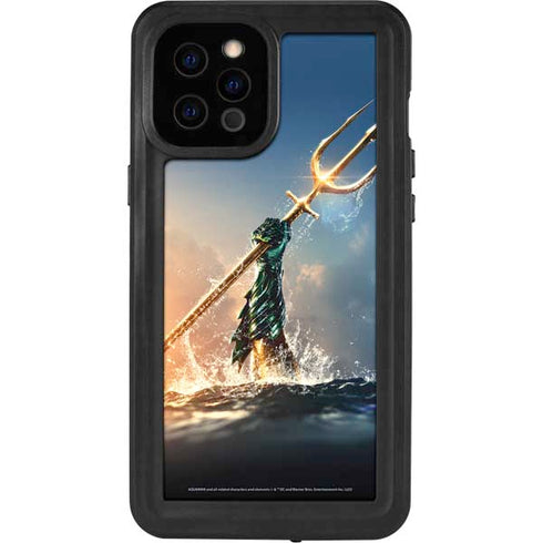 DC Comics Aquaman Movie Poster Trident iPhone 12 Pro Max Waterproof Case