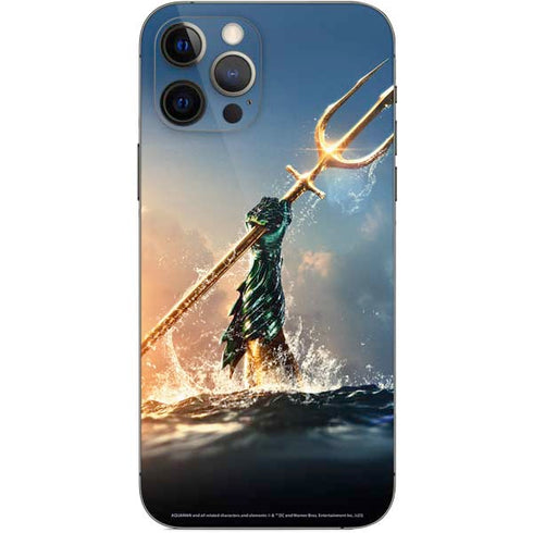 DC Comics Aquaman Movie Poster Trident iPhone 12 Pro Skin