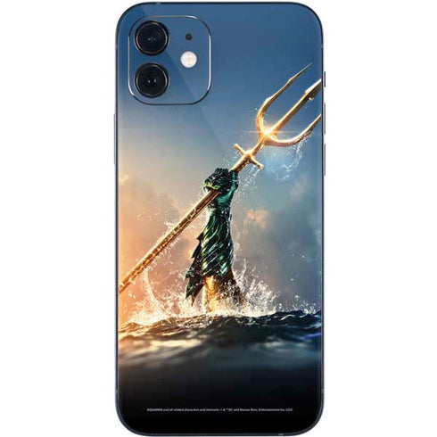 DC Comics Aquaman Movie Poster Trident iPhone 12 Skin