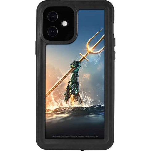 DC Comics Aquaman Movie Poster Trident iPhone 12 Waterproof Case
