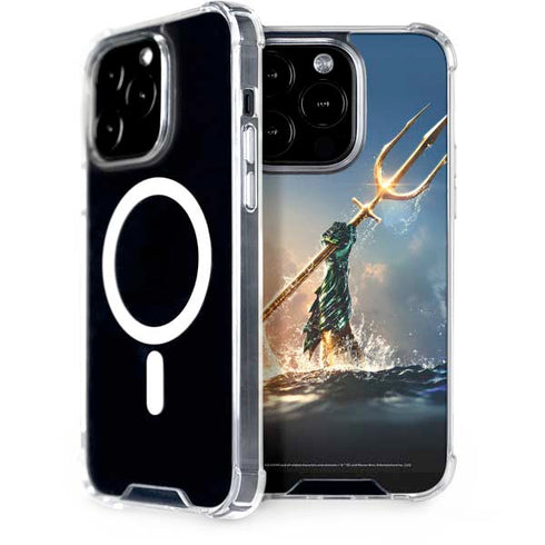 DC Comics Aquaman Movie Poster Trident iPhone 13 Pro MagSafe Case
