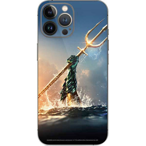DC Comics Aquaman Movie Poster Trident iPhone 13 Pro Max Skin