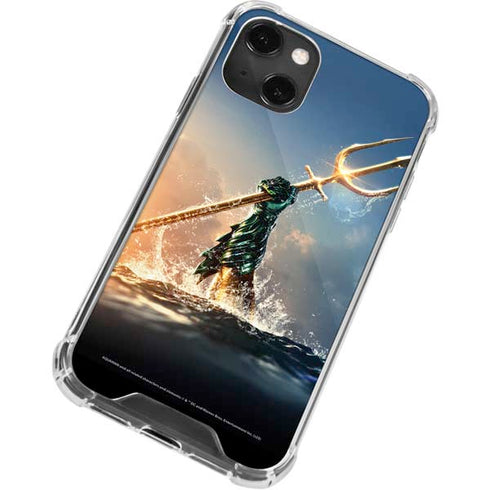 DC Comics Aquaman Movie Poster Trident iPhone 14 Plus Clear Case