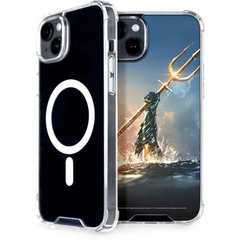 DC Comics Aquaman Movie Poster Trident iPhone 15 Plus MagSafe Case