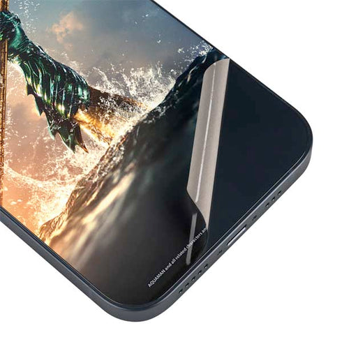 DC Comics Aquaman Movie Poster Trident iPhone 15 Plus Skin