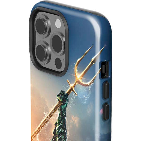 DC Comics Aquaman Movie Poster Trident iPhone 14 Pro Impact Case