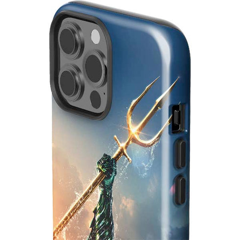 DC Comics Aquaman Movie Poster Trident iPhone 15 Pro Max Impact Case