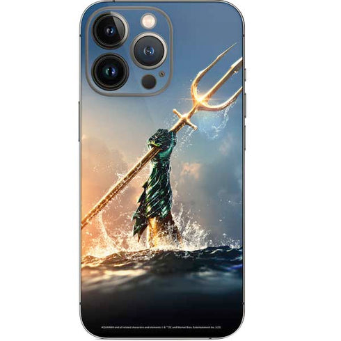 DC Comics Aquaman Movie Poster Trident iPhone 15 Pro Skin