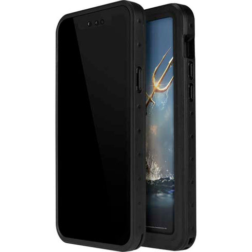 DC Comics Aquaman Movie Poster Trident iPhone 14 Pro Waterproof Case