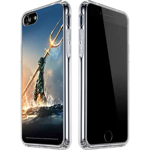 DC Comics Aquaman Movie Poster Trident iPhone SE (2nd & 3rd Gen) Clear Case