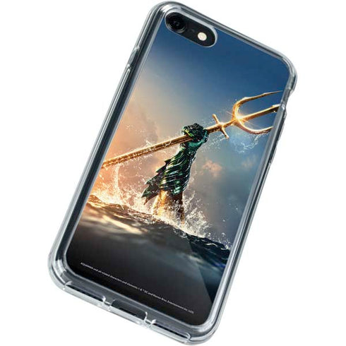 DC Comics Aquaman Movie Poster Trident iPhone SE (2nd & 3rd Gen) Clear Case