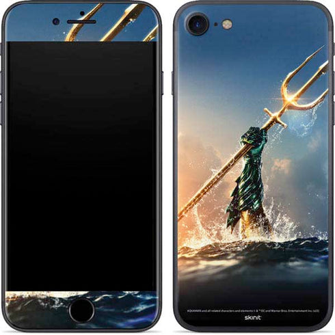DC Comics Aquaman Movie Poster Trident iPhone SE (2nd & 3rd Gen) Skin
