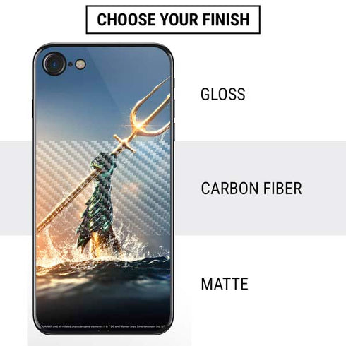 DC Comics Aquaman Movie Poster Trident iPhone SE (2nd & 3rd Gen) Skin