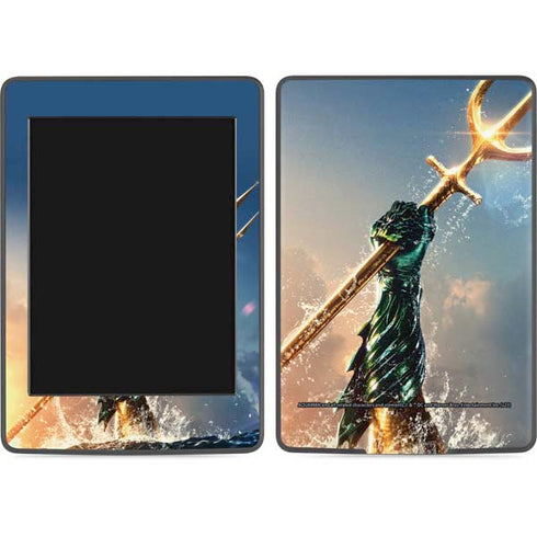DC Comics Aquaman Movie Poster Trident Amazon Kindle Skin