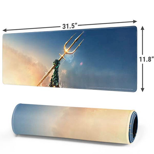 DC Comics Aquaman Movie Poster Trident Gaming Mouse Pad
