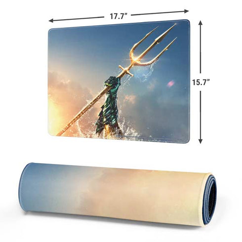DC Comics Aquaman Movie Poster Trident Gaming Mouse Pad
