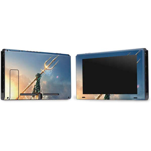 DC Comics Aquaman Movie Poster Trident Nintendo Switch Bundle Skin