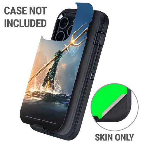 DC Comics Aquaman Movie Poster Trident Otterbox Defender iPhone Skin