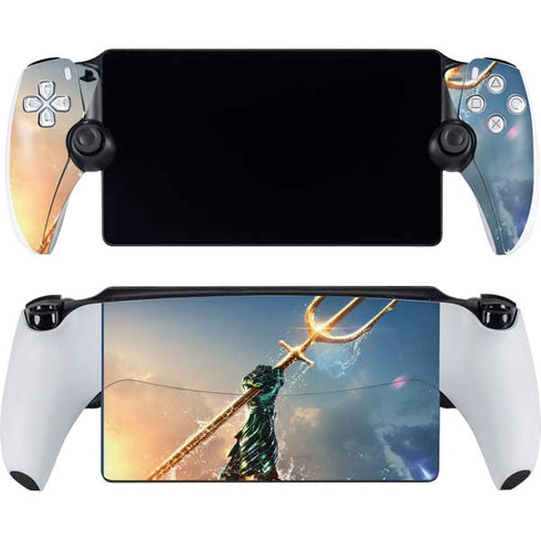 DC Comics Aquaman Movie Poster Trident PlayStation Portal Remote Player Skin