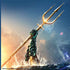 DC Comics Aquaman Movie Poster Trident PS4 Slim Skin