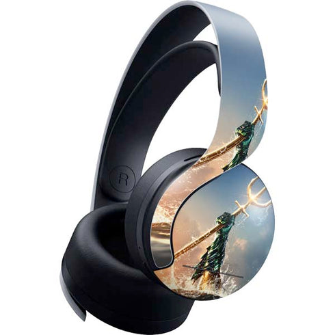 DC Comics Aquaman Movie Poster Trident PULSE 3D Wireless Headset for PS5 Skin