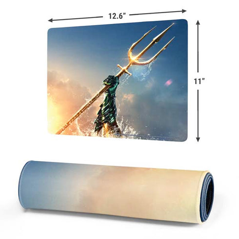 DC Comics Aquaman Movie Poster Trident Gaming Mouse Pad