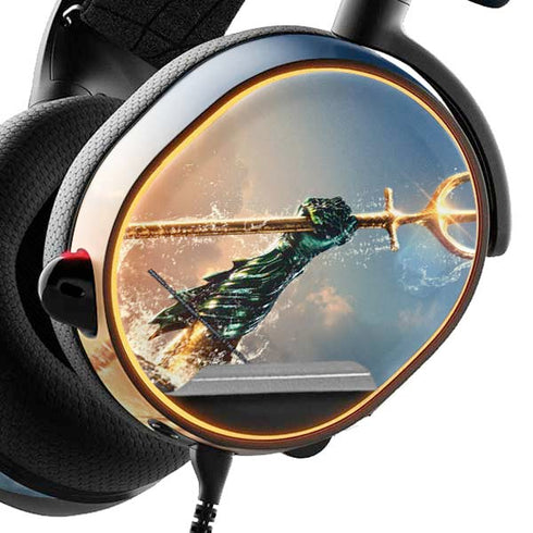 DC Comics Aquaman Movie Poster Trident SteelSeries Arctis 5 Skin