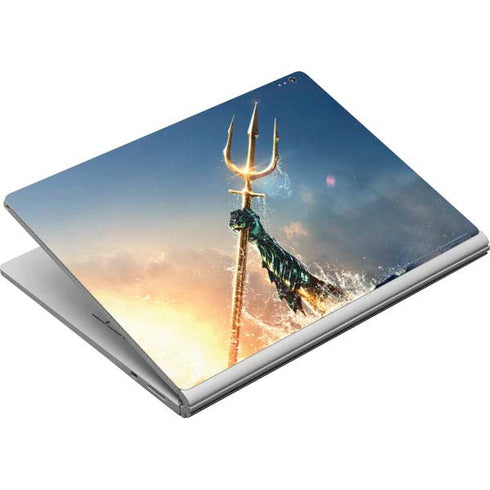 DC Comics Aquaman Movie Poster Trident Surface Book Skin