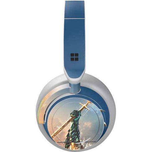 DC Comics Aquaman Movie Poster Trident Surface Headphones Skin