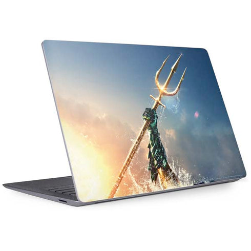 DC Comics Aquaman Movie Poster Trident Surface Laptop 3 13.5in Skin