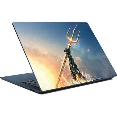DC Comics Aquaman Movie Poster Trident Surface Laptop Skin