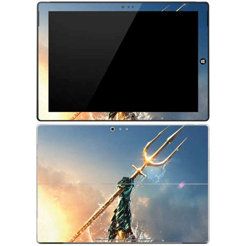 DC Comics Aquaman Movie Poster Trident Surface Pro 3 Skin