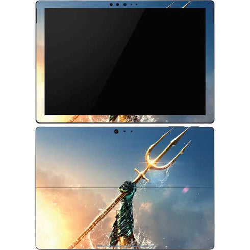 DC Comics Aquaman Movie Poster Trident Surface Pro 6 Skin