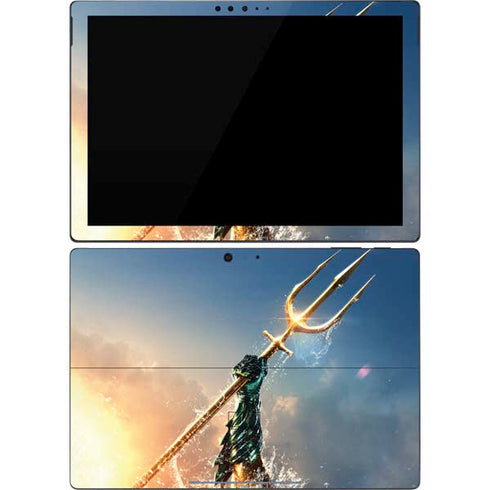 DC Comics Aquaman Movie Poster Trident Surface Pro 7 Skin