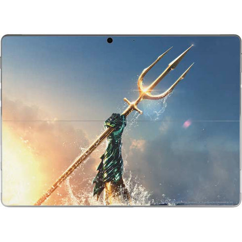 DC Comics Aquaman Movie Poster Trident Surface Pro 8 Skin