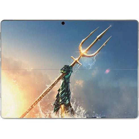 DC Comics Aquaman Movie Poster Trident Surface Pro 9 Skin