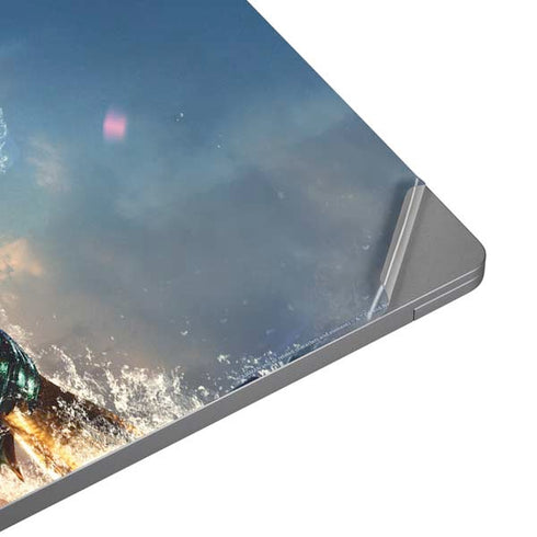 DC Comics Aquaman Movie Poster Trident Universal Laptop 11in (8.8 x 6.2in) Skin