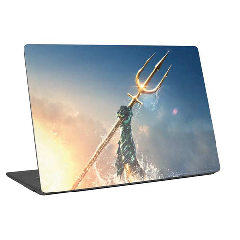 DC Comics Aquaman Movie Poster Trident Universal Laptop 12in (9.8 x 6.8in) Skin