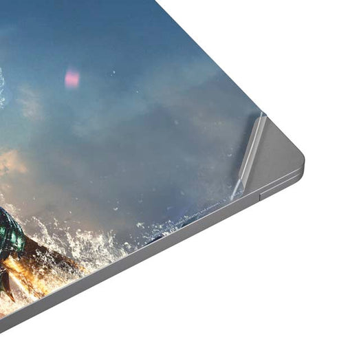 DC Comics Aquaman Movie Poster Trident Universal Laptop 18in (14.6 x 10.6in) Skin
