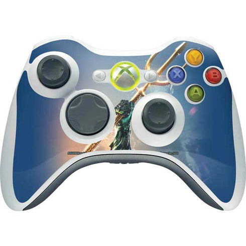 DC Comics Aquaman Movie Poster Trident Xbox 360 Wireless Controller Skin
